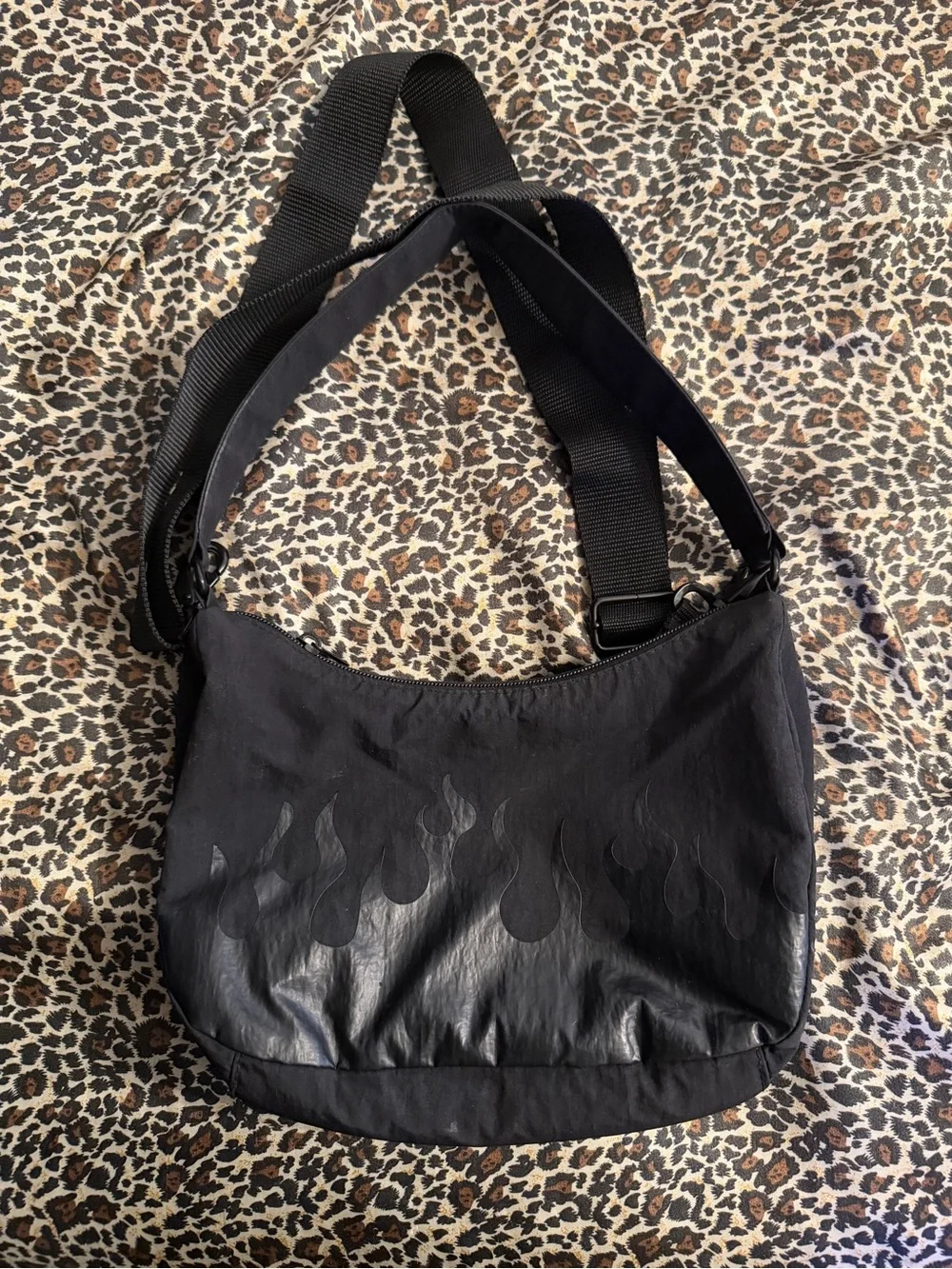 Vans Black Flame Crossbody Shoulder Bag - Women